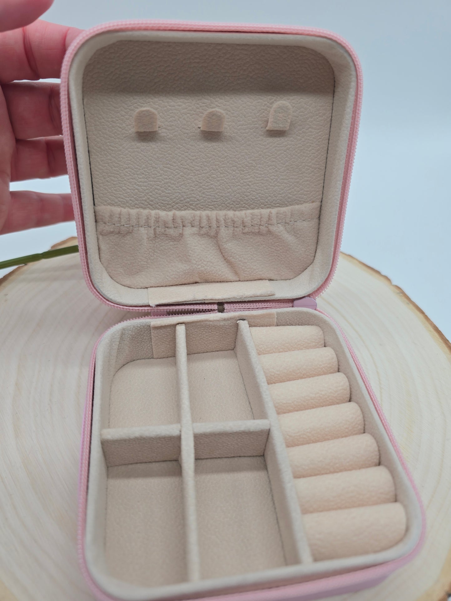 Personalisiertes Schmuckkästchen in Rosa - Plottersu