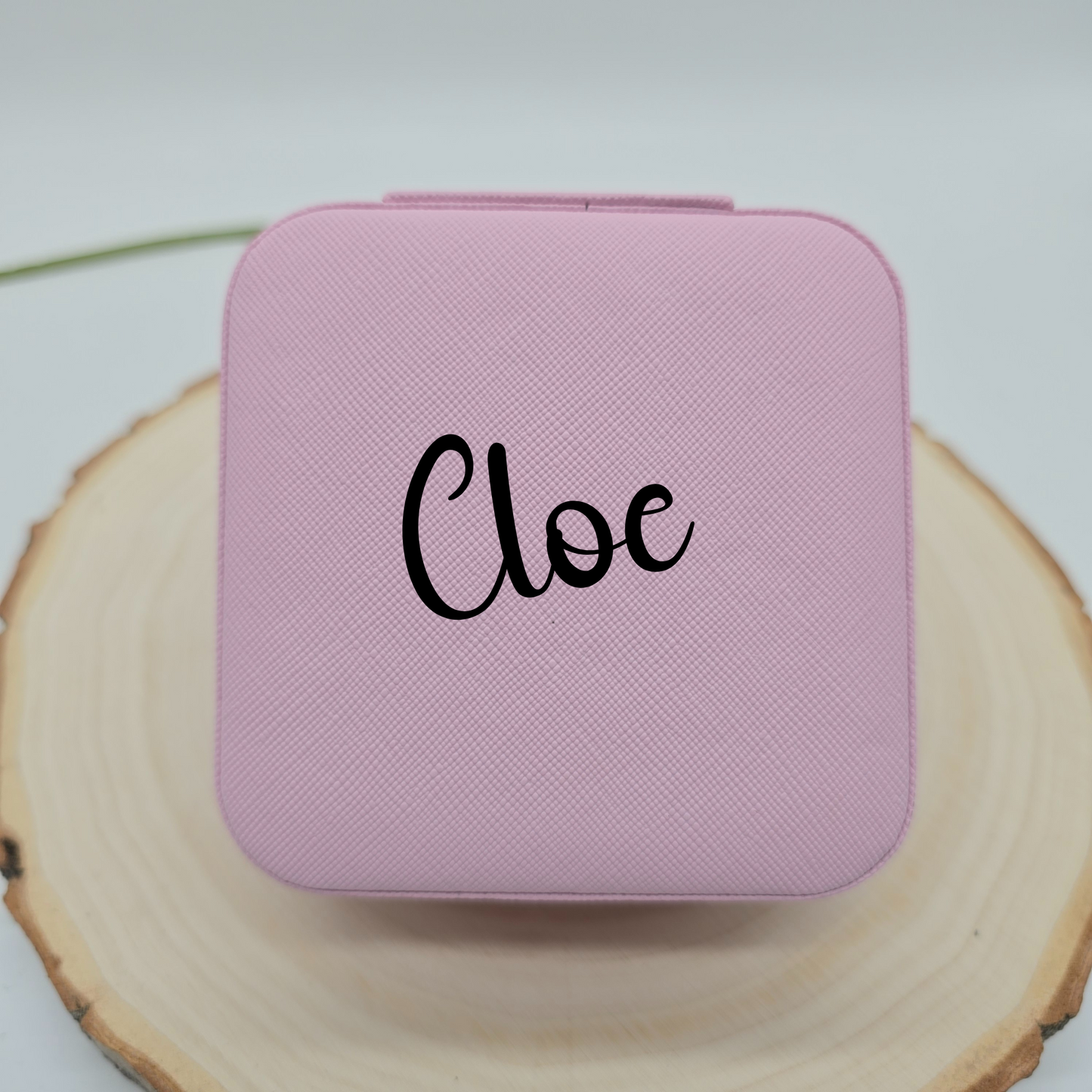 Personalisiertes Schmuckkästchen in Rosa - Plottersu