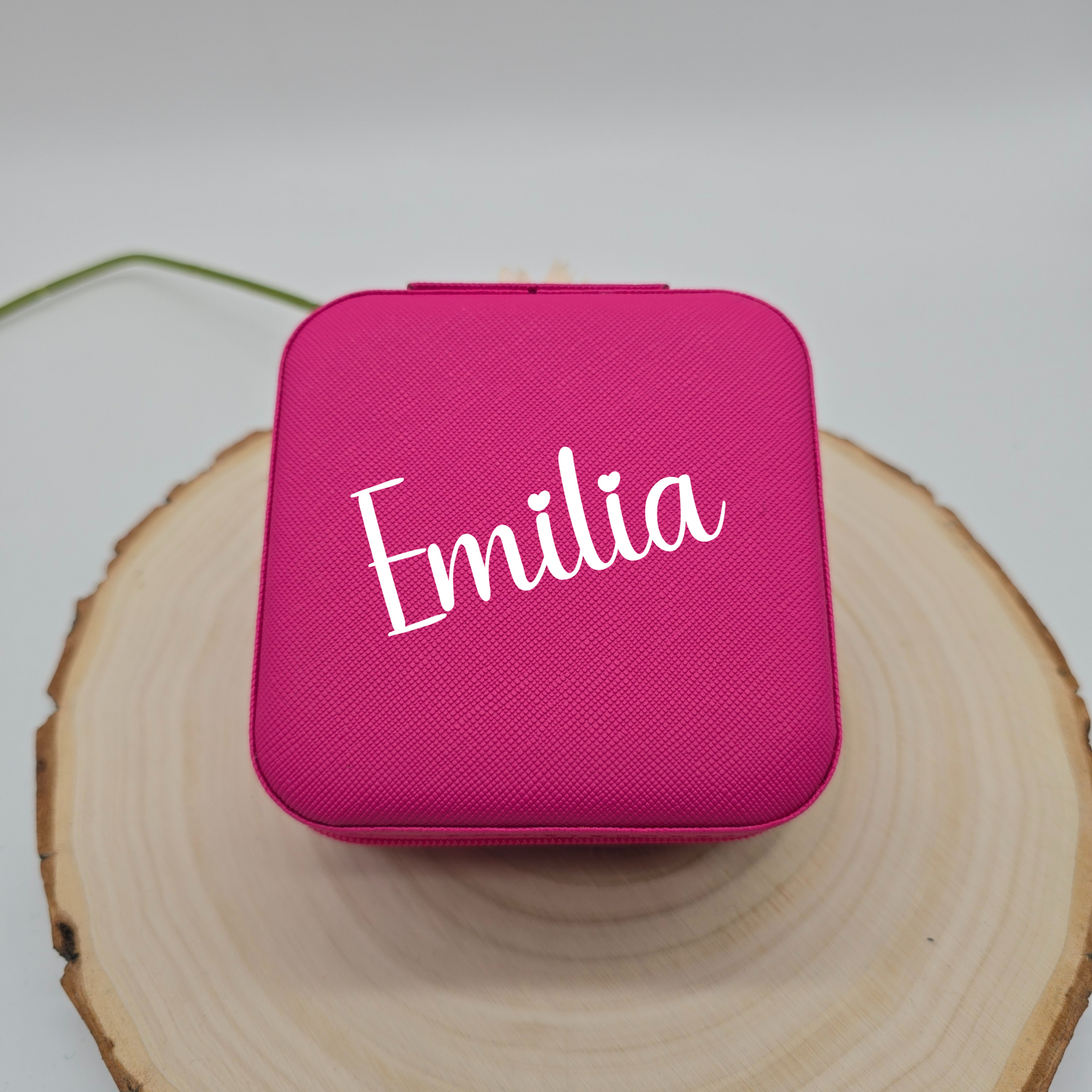 Personalisiertes Schmuckkästchen in Pink - Plottersu