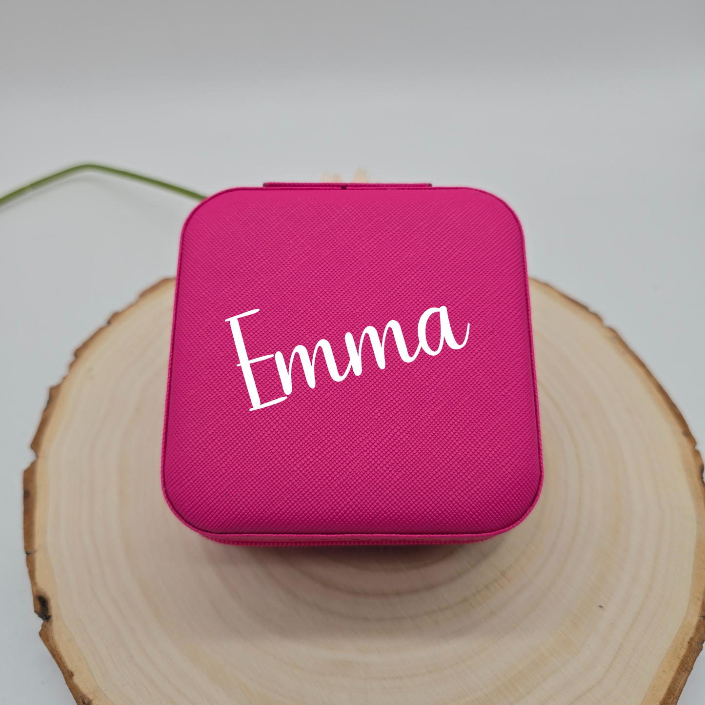 Personalisiertes Schmuckkästchen in Pink - Plottersu