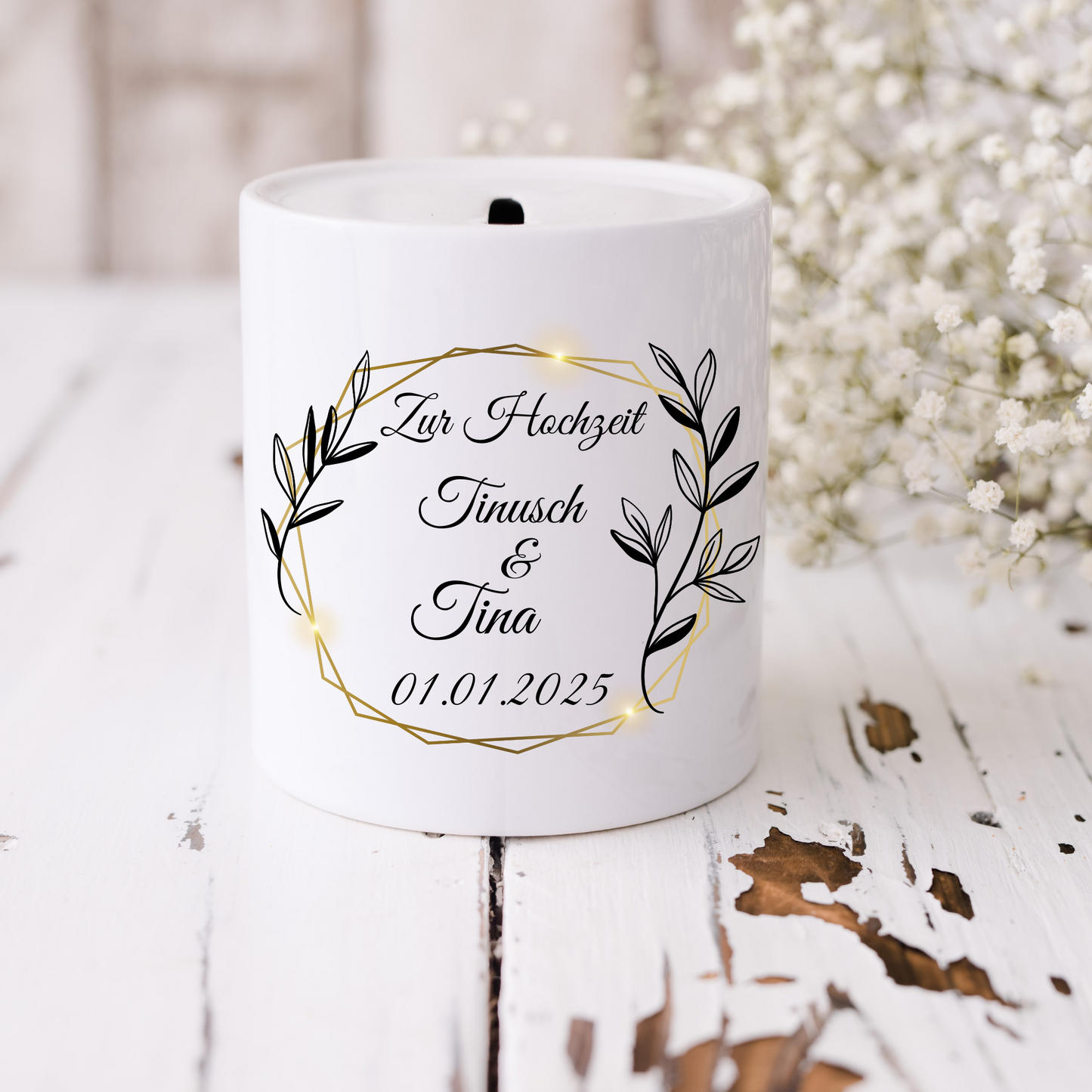 Spardose Hochzeit - Plottersu