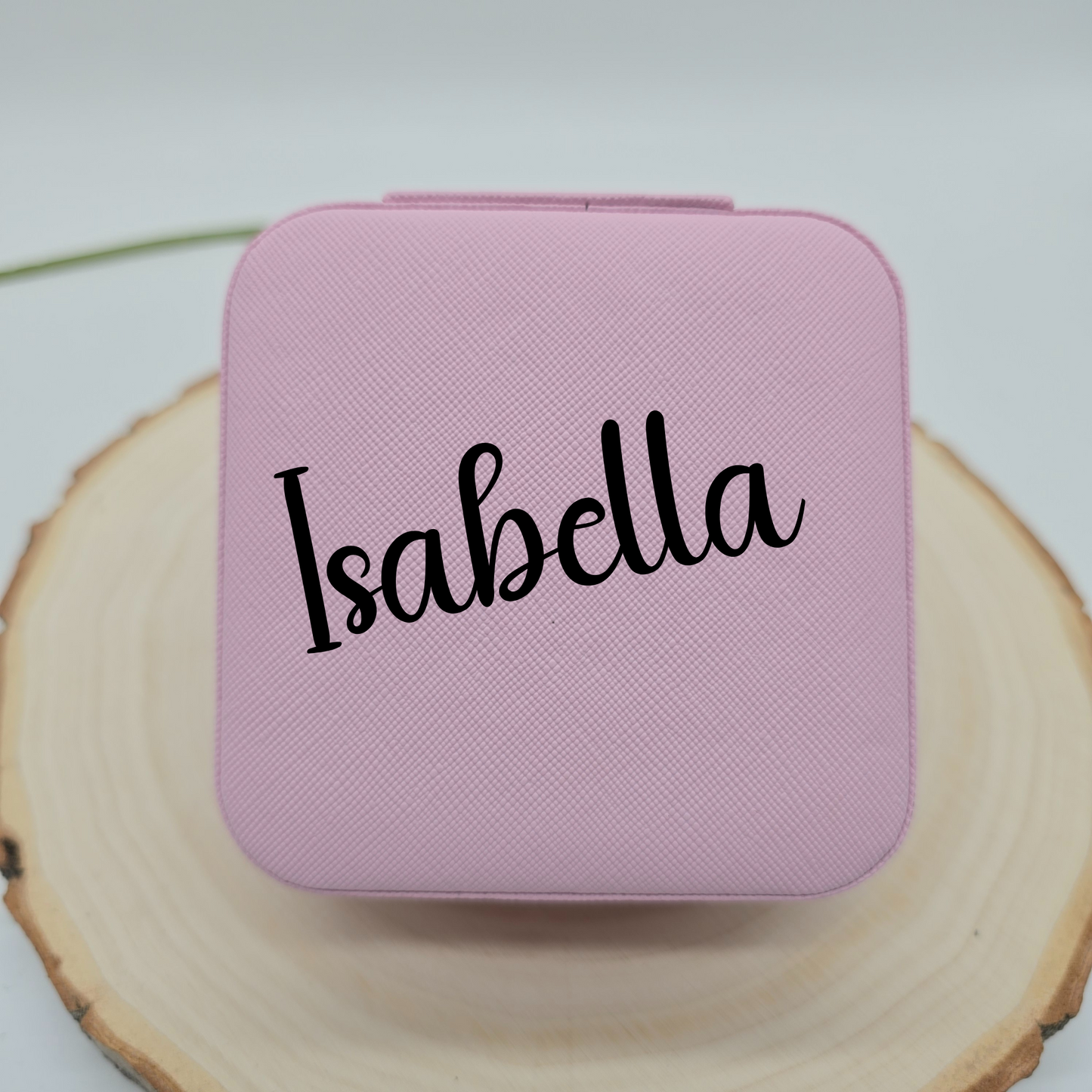 Personalisiertes Schmuckkästchen in Rosa - Plottersu