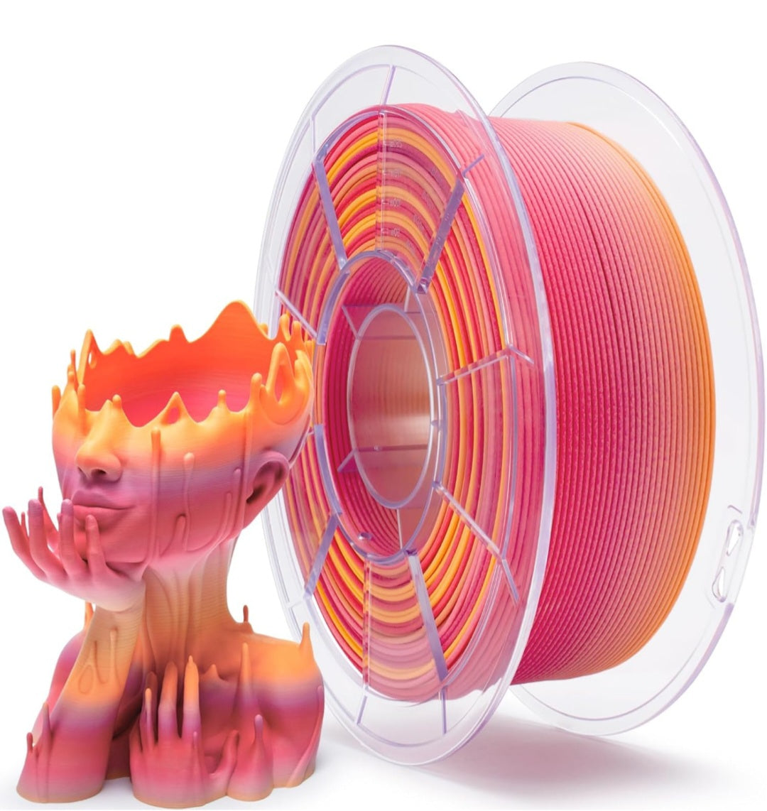 Ziro Peachy Sunrise Rainbow Matt - Plottersu