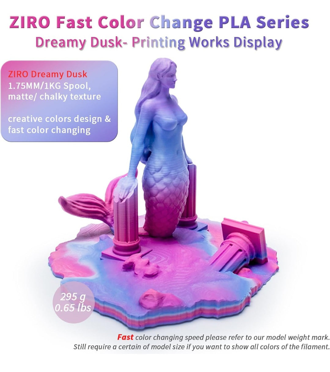 Ziro Dreamy Dusk Rainbow Matt - Plottersu