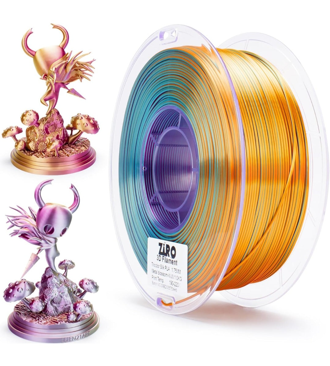 Ziro Metal Blossom Rainbow Silk - Plottersu