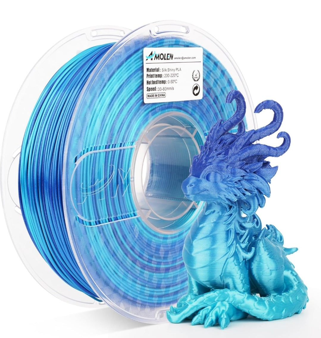 Amolen Green Blue Silk - Plottersu