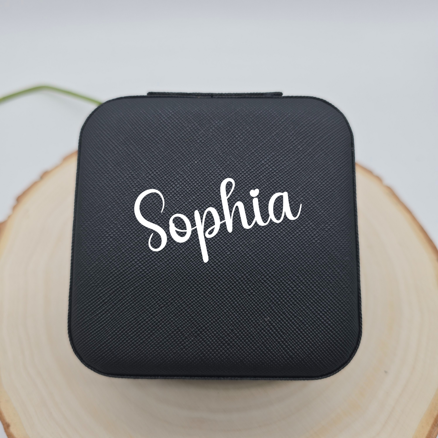 Personalisiertes Schmuckkästchen in Schwarz - Plottersu