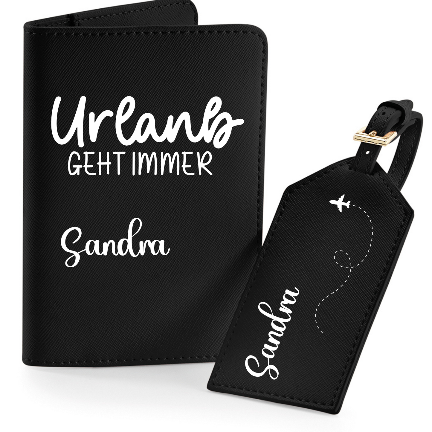 Reisepasshülle Urlaub geht immer ⎢ Passport Hülle ⎢ Perfekt für deinen Urlaub - Plottersu