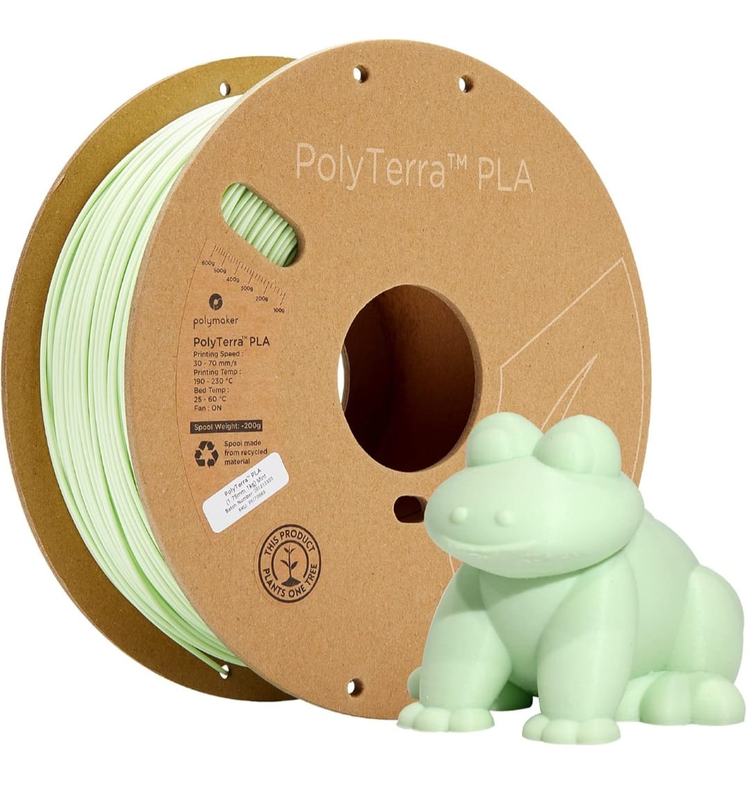 Polymaker PolyTerra PLA Mint - Plottersu