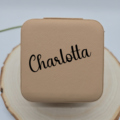 Personalisiertes Schmuckkästchen in Cappuccino - Plottersu