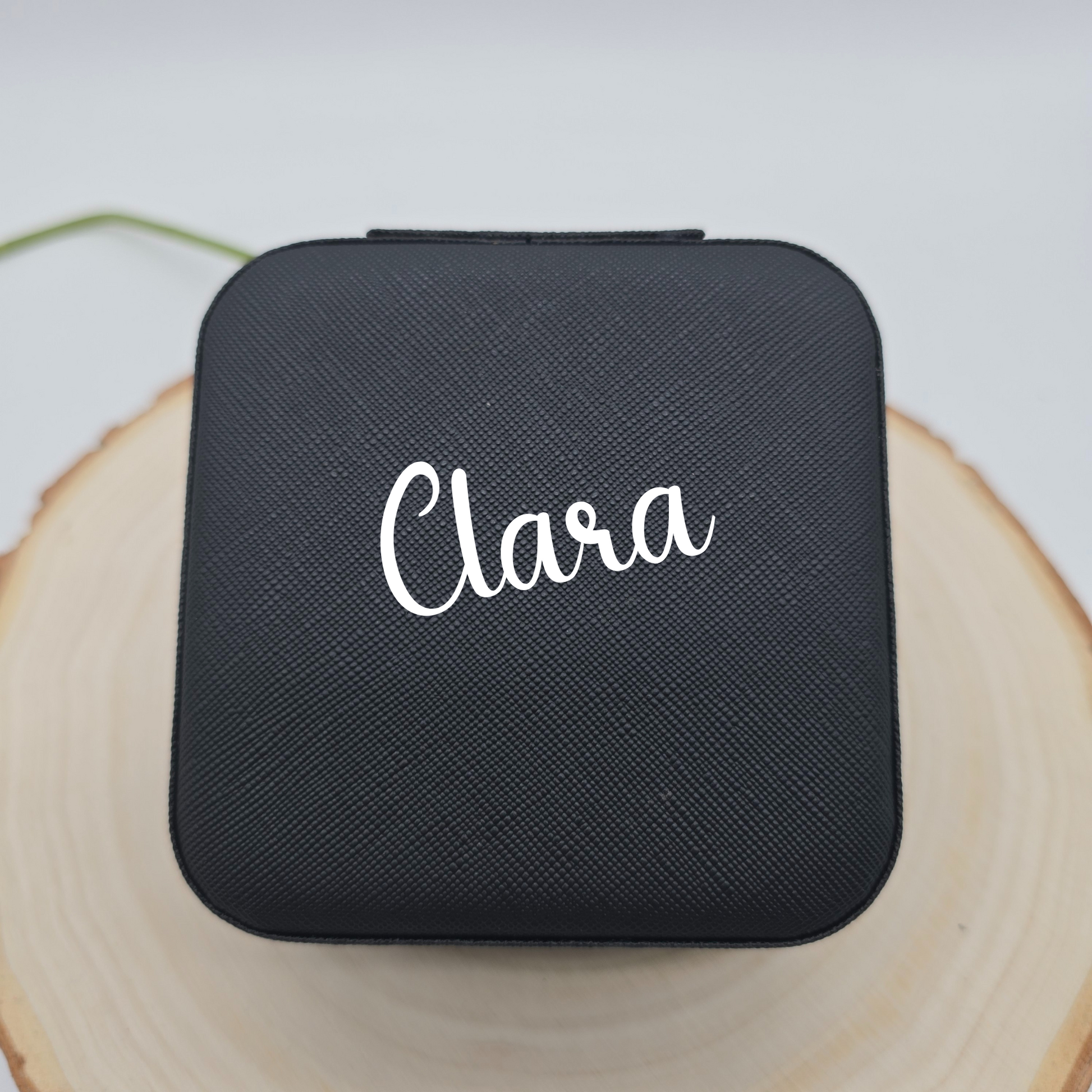 Personalisiertes Schmuckkästchen in Schwarz - Plottersu