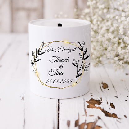 Spardose Hochzeit - Plottersu