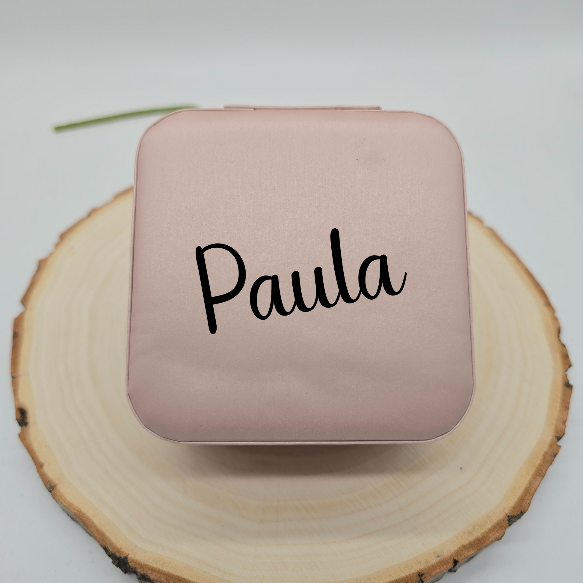 Personalisiertes Schmuckkästchen in Rosé - Plottersu