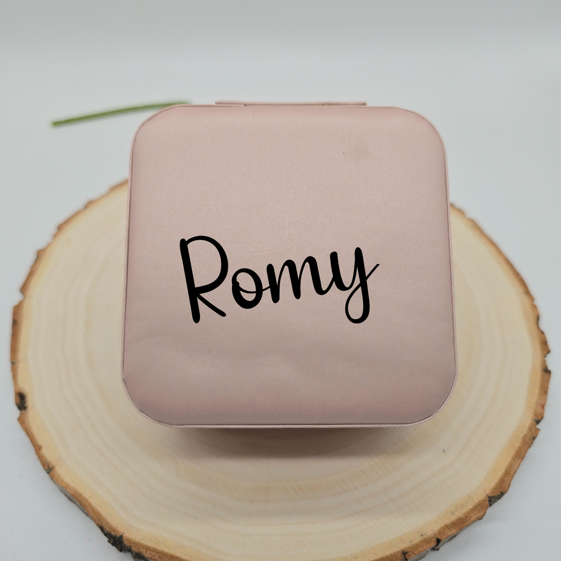 Personalisiertes Schmuckkästchen in Rosé - Plottersu