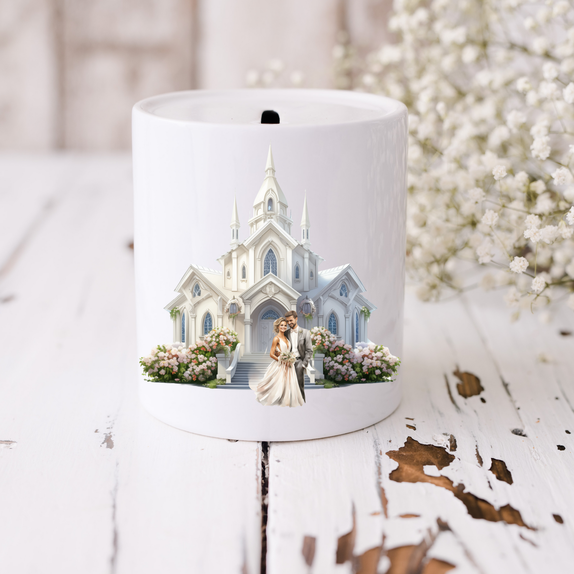Spardose Hochzeit Schloss - Plottersu