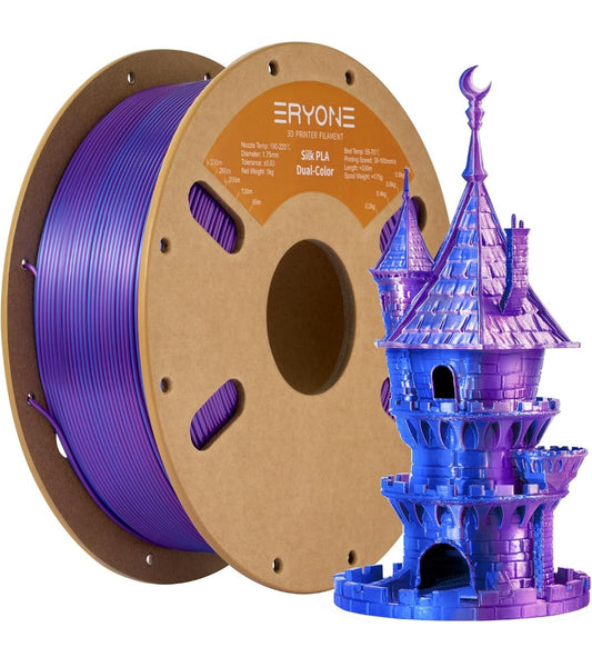Eryone Purple & Blue   Silk - Plottersu