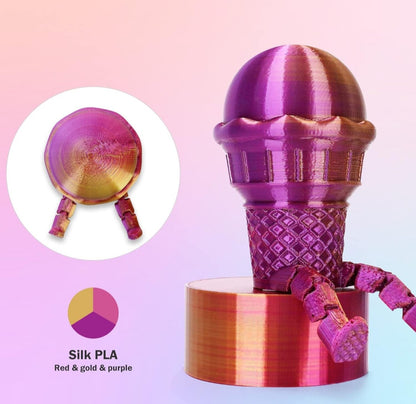 Eryone  Red & Purple & Gold   Silk - Plottersu