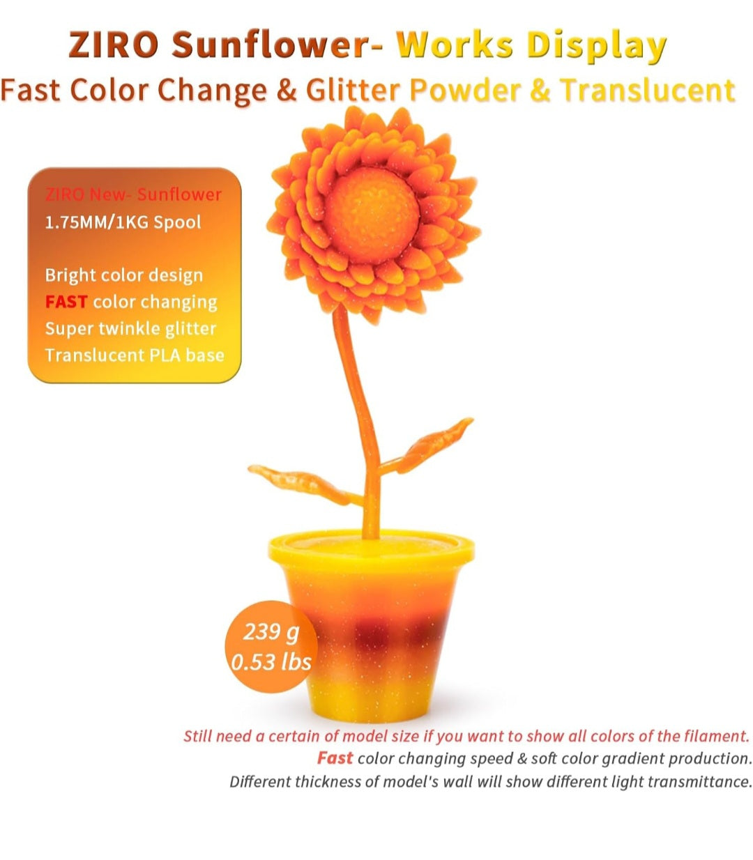 Ziro Sunflower   Rainbow - Plottersu