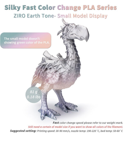 Ziro Eart Tone   Rainbow  Silk - Plottersu