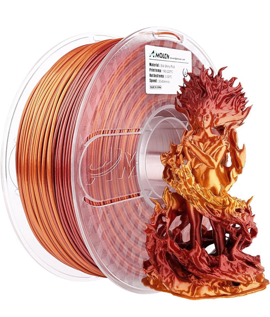 Amolen  Rot-Gold   Silk - Plottersu