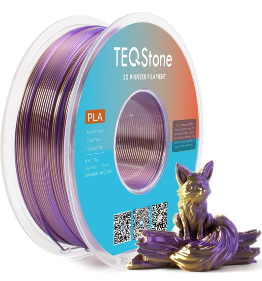 TeqStone   Gold & Purple    Silk - Plottersu