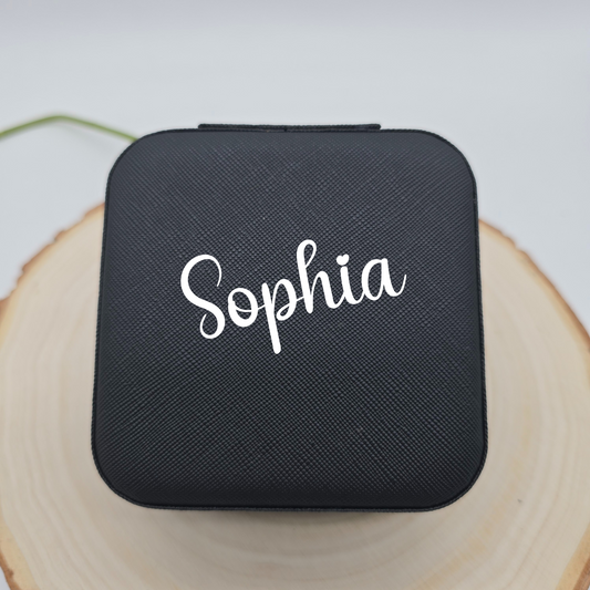 Personalisiertes Schmuckkästchen in Schwarz - Plottersu